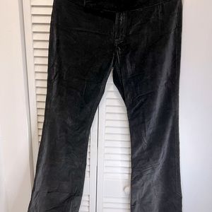 Velvet black pants